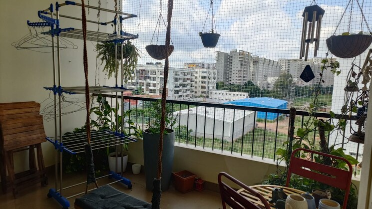 Balcony, legacy-estilo 3.5 Bedroom 2200 Sq.Ft. Apartment In Yelahanka Bangalore 9106145