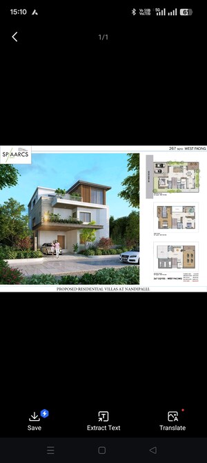 4 BHK Villa – Exterior View View at Aaditri Empire Royal Villas, Velmala - for Sale