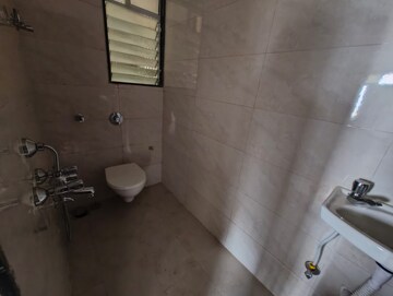 Bathroom in 1 BHK Apartment at DGS Sheetal Tapovan, Malad East – for Rent