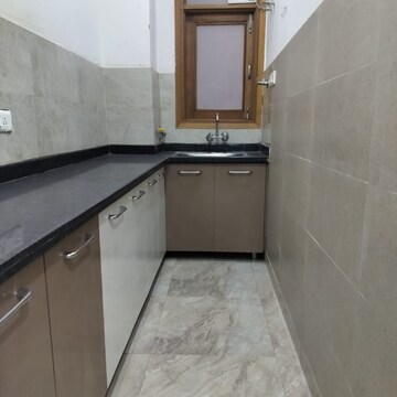 Kitchen in 2 BHK Builder Floor at Palm Residency Chhatarpur, Rajpur Khurd Extension – for Rent