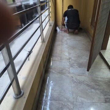Balcony in 2 BHK Builder Floor at Palm Residency Chhatarpur, Rajpur Khurd Extension – for Rent