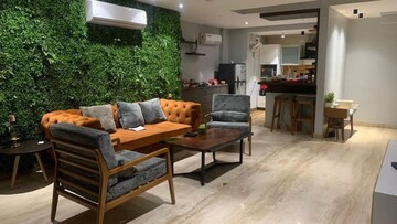 Living Room in 4 BHK Villa at Sainik Farm – for Rent