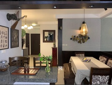 Dining area in 3 BHK Apartment at Lanco Hills Apartments, Manikonda – for Rent
