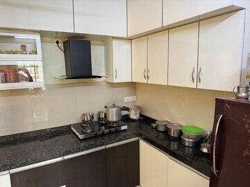 Kitchen in 2.5 BHK Apartment at Bramha Skycity Apartment, Dhanori – for Rent