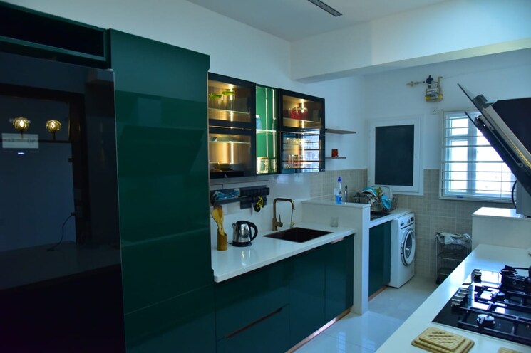 Kitchen, lnt-raintree-boulevard 3 Bedroom 1645 Sq.Ft. Apartment In Hebbal Bangalore 9106283