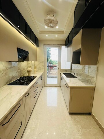 Kitchen in 3 BHK Builder Floor at Saket – for Rent