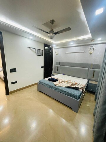 Bedroom in 2 BHK Builder Floor at Freedom Fighters Enclave – for Rent