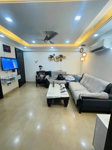 Living Room in 2 BHK Builder Floor at Freedom Fighters Enclave – for Rent
