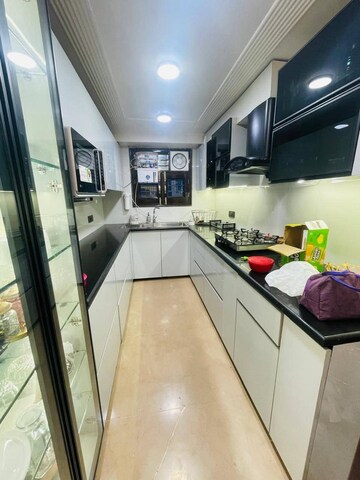 Kitchen in 2 BHK Builder Floor at Freedom Fighters Enclave – for Rent