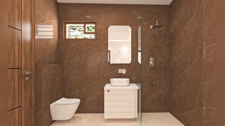 Bathroom, godrej-retreat 3 Bedroom 180 Sq.Yd. Builder Floor In Sector 83 Faridabad 9106376