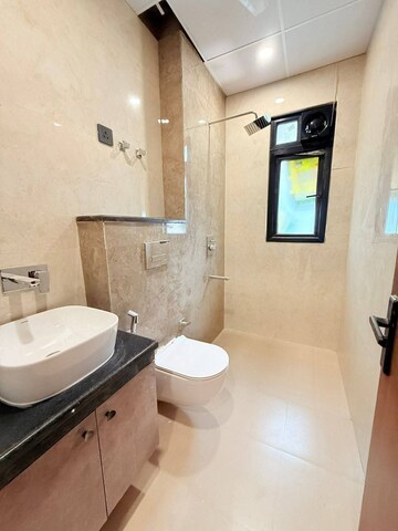 Bathroom in 2 BHK Builder Floor at Freedom Fighters Enclave – for Rent