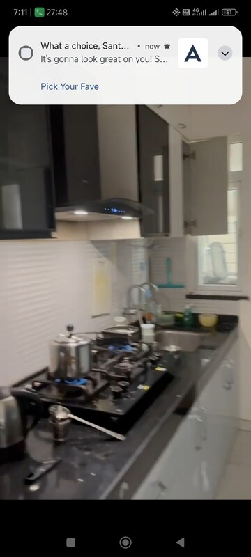 Kitchen in 3 BHK Apartment at Majestique Towers East Phase 1, Kharadi – for Rent