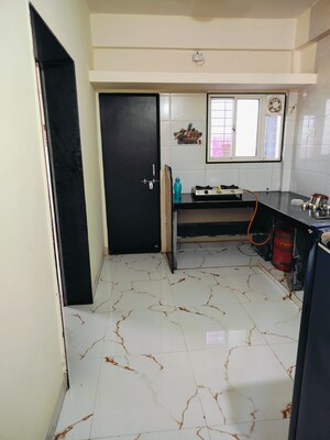 Kitchen in 1 BHK Apartment at Vrindavan CHS Kharadi, Kharadi – for Rent