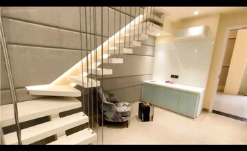 Staircase in 3 BHK Villa at Sainik Farm – for Rent