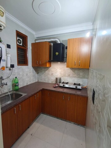 Kitchen in 2 BHK Builder Floor at Chattarpur – for Rent