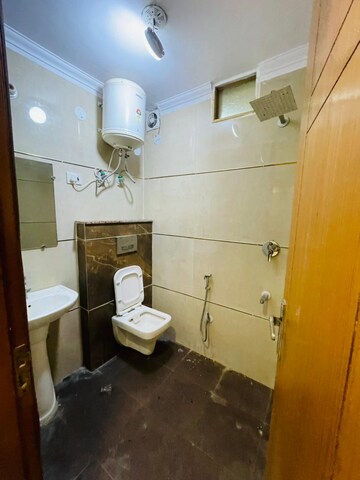 Bathroom in 3 BHK Independent House at Chattarpur – for Rent