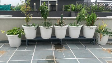 Balcony in 4 BHK Penthouse at Greater Kailash I – for Rent