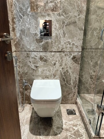 Bathroom in 3 BHK Apartment at RWA Hauz Khas Block C 5, Hauz Khas – for Rent