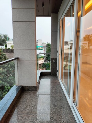 Balcony in 3 BHK Apartment at RWA Hauz Khas Block C 5, Hauz Khas – for Rent