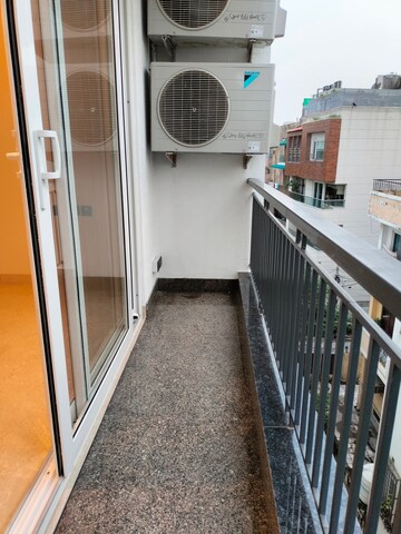 Balcony in 3 BHK Apartment at RWA Hauz Khas Block C 5, Hauz Khas – for Rent