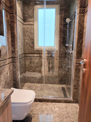 Bathroom in 3 BHK Apartment at RWA Hauz Khas Block C 5, Hauz Khas – for Rent