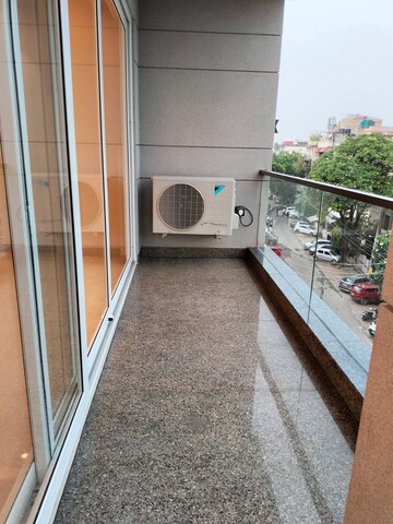 Balcony in 3 BHK Apartment at RWA Hauz Khas Block C 5, Hauz Khas – for Rent