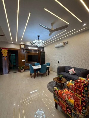 Living Room in 4 BHK Independent House at Sector 125 – for Sale