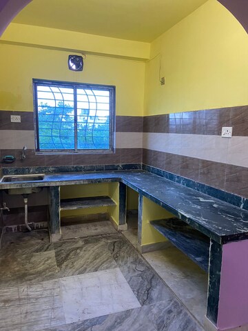Kitchen in 3 BHK Apartment at Krishti Complex, Rajarhat – for Rent