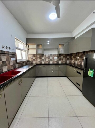 Kitchen in 4 BHK Apartment at Prestige Pine Wood, Koramangala – for Rent