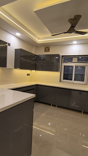 Kitchen in 3 BHK Builder Floor at Green Fields Colony – for Sale