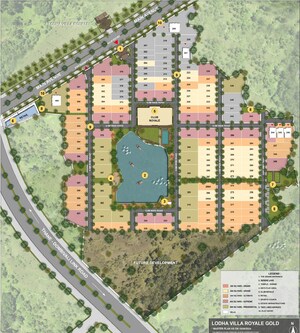 Master Plan in 3 BHK Villa at Lodha Palava City, Dombivli East – for Sale