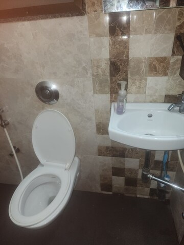 Bathroom in 1 BHK Apartment at HDIL Dheeraj Jamuna, Malad West – for Rent