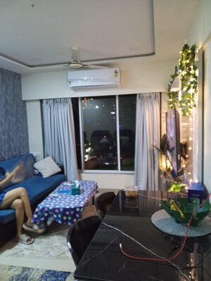 Living Room in 1 BHK Apartment at Dheeraj Godavari Apartment, Malad West – for Sale