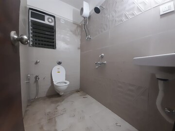 Bathroom in 3 BHK Apartment at DGS Sheetal Tapovan, Malad East – for Rent
