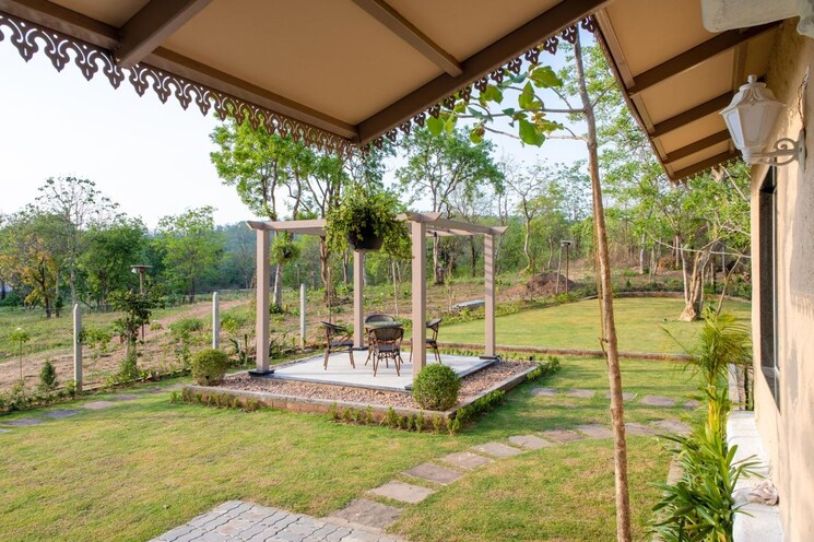 Garden, godrej-orchard-estate 3 Bedroom 1800 Sq.Ft. Villa In Besa Nagpur 9107012
