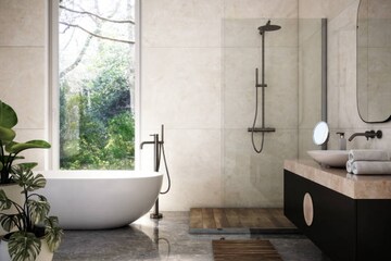 Bathroom in 4 BHK Apartment at Godrej RKS, Chembur – for Sale