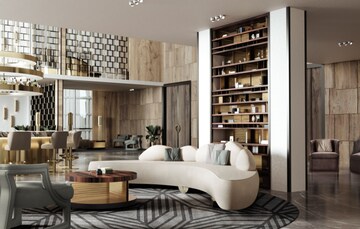 Living Room in 4 BHK Apartment at Godrej RKS, Chembur – for Sale