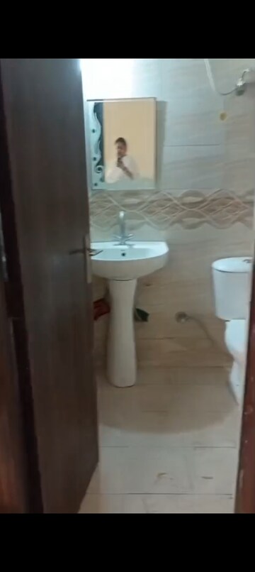 Bathroom in 3 BHK Apartment at SCC Sapphire, Raj Nagar Extension – for Rent