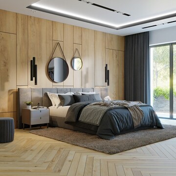 Master Bedroom in 4 BHK Apartment at Godrej Skyshore, Versova – for Sale
