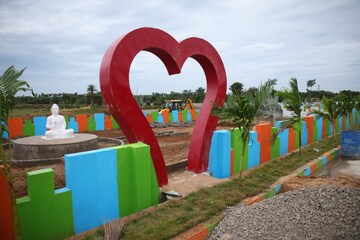  Plot – Exterior View View at Chelluru - for Sale