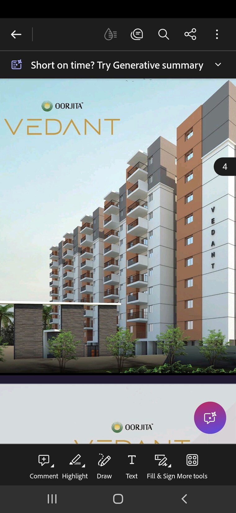 Exterior View, oorjita-vedant 2 Bedroom 1251 Sq.Ft. Apartment In Narsingi Hyderabad 9107073