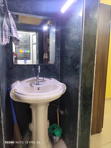 Bathroom in 1 BHK Apartment at Green Fields Apartment, Andheri East – for Rent
