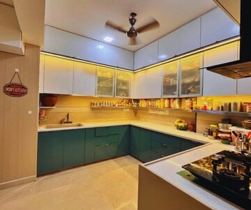 Kitchen in 3 BHK Apartment at Soham Crystal Spires, Ghodbunder Road – for Rent
