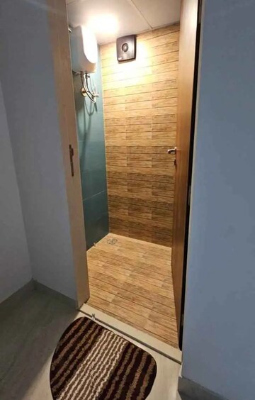 Bathroom in 1 BHK Apartment at Lodha Crown Quality Homes, Majiwada – for Rent