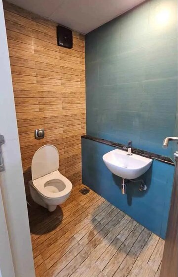 Bathroom in 1 BHK Apartment at Lodha Crown Quality Homes, Majiwada – for Rent
