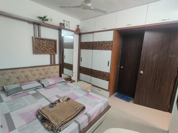 Bedroom in 3 BHK Apartment at Kuber Imperia, Wakad – for Rent