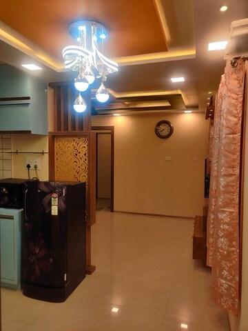 Living Room in 3 BHK Apartment at Kuber Imperia, Wakad – for Rent