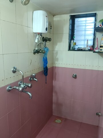 Bathroom in 1 BHK Apartment at Mahesh Nagar CHS, Goregaon West – for Rent