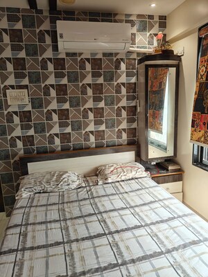 Balcony in 1 BHK Apartment at Raunak Unnathi Greens, Kasarvadavali – for Sale