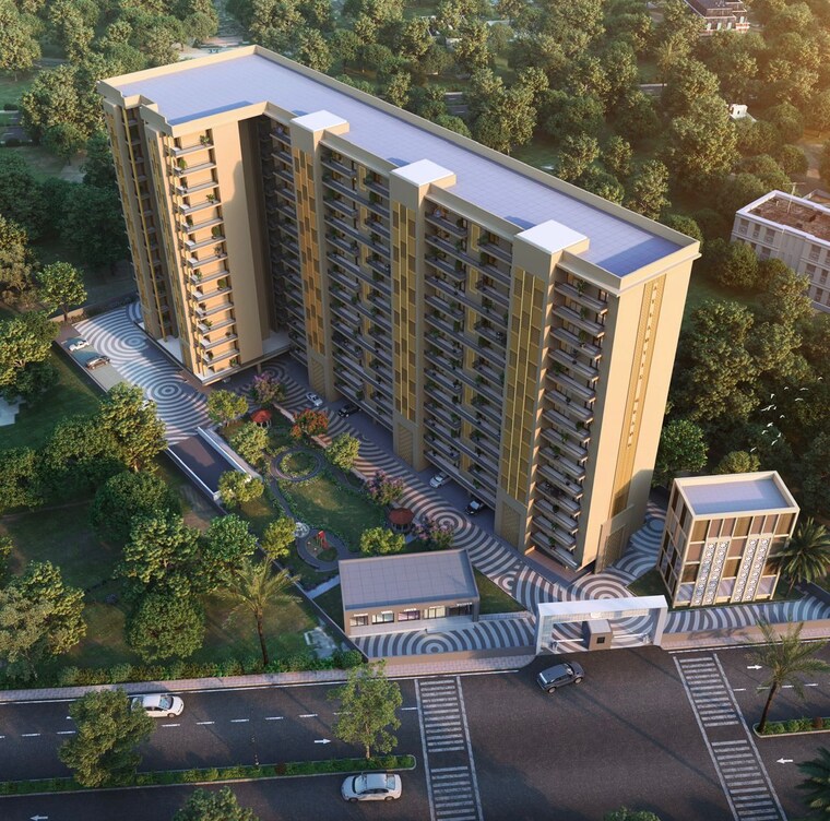 Exterior View, high ground 3 Bedroom 1995 Sq.Ft. Apartment In High Ground Zirakpur 9107390